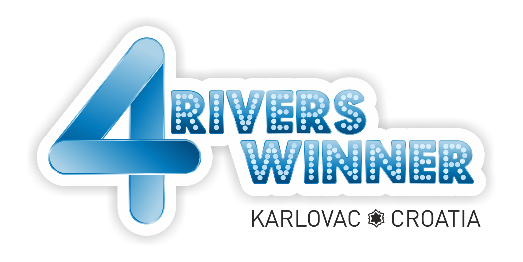 4 river winner - Logo